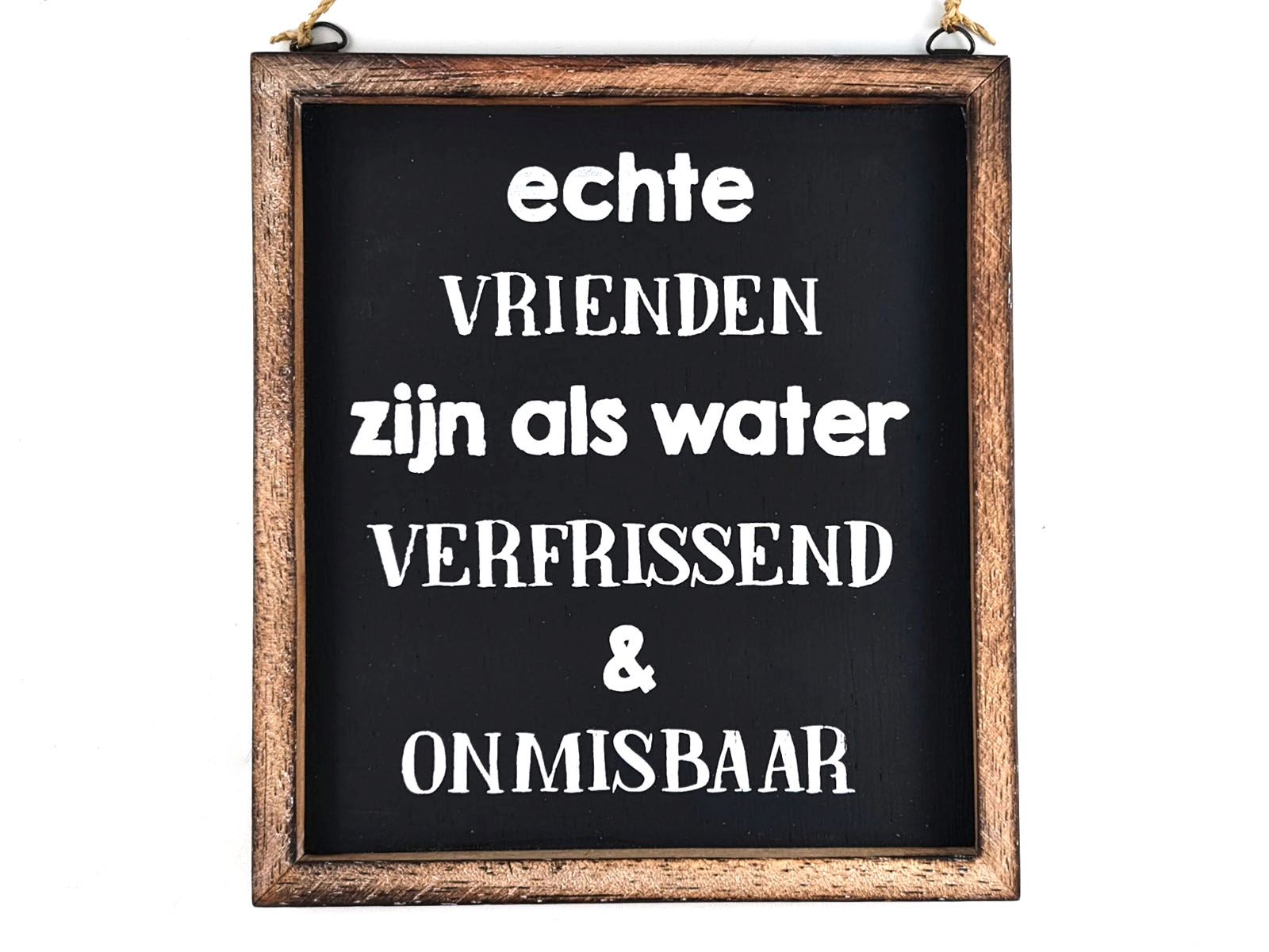 echte vriendschap is zeldzaam